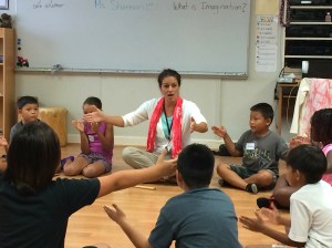 Ms. Shannon with Class 32